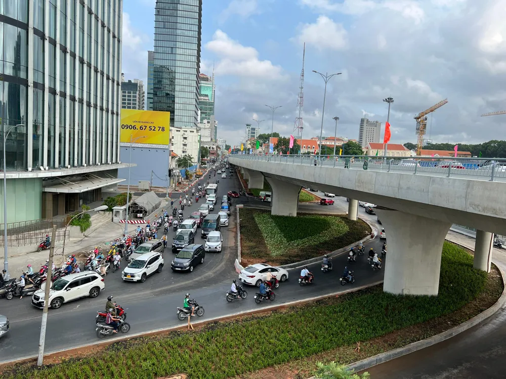 Dự án sẽ góp phần giải toả ùn tắc khu vực này. Ảnh: ĐT. Dự án sẽ góp phần giải toả ùn tắc khu vực này. Ảnh: ĐT.