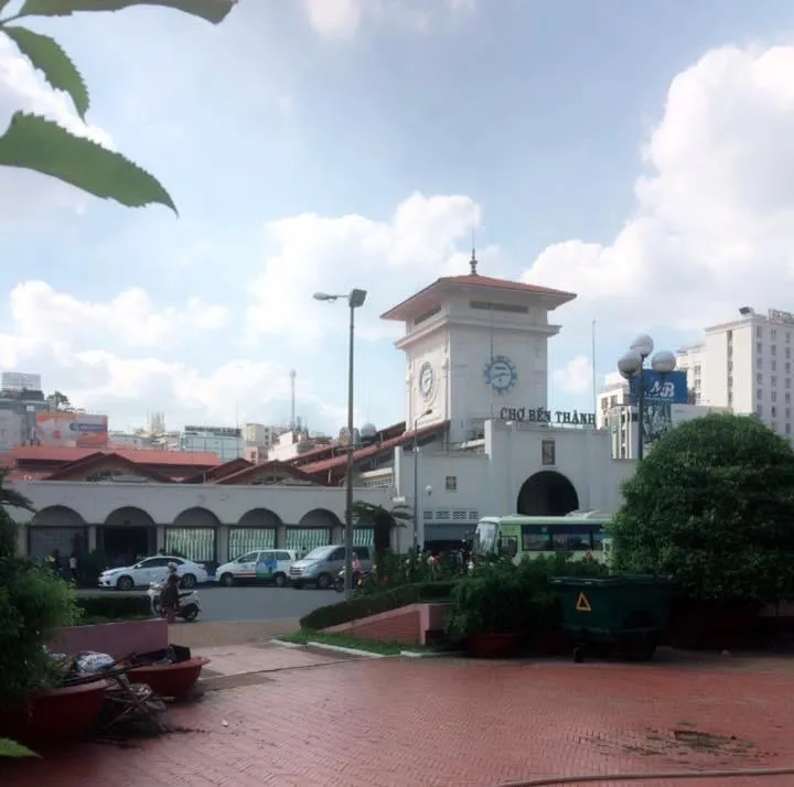 Khu vực chợ Bến Thành trước khi thi công. Ảnh: ĐT. Khu vực chợ Bến Thành trước khi thi công. Ảnh: ĐT.