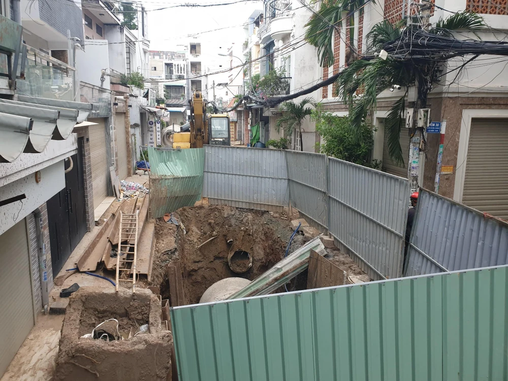 Dự kiến tháng 12-2022, dự án xây dựng hệ thống thoát nước đường Nguyễn Văn Công mới được hoàn thành.