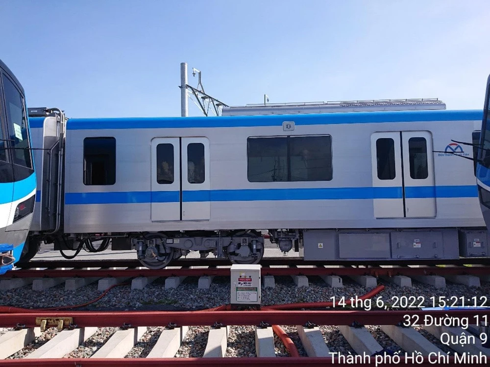 Tàu metro sau khi khôi phục hiện trạng. Ảnh: MAUR. Tàu metro sau khi khôi phục hiện trạng. Ảnh: MAUR.
