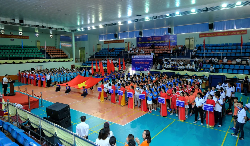 327 vận động viên tham dự thi đấu tại Hội thao EVNGENCO3 năm 2022.