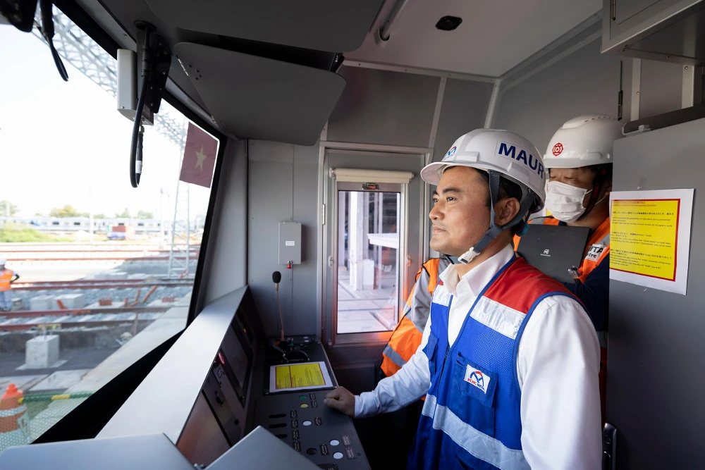 Ông Bùi Xuân Cường, Trưởng Ban Quản lý Đường sắt đô thị TP.HCM. Ảnh: MINH HOÀ.