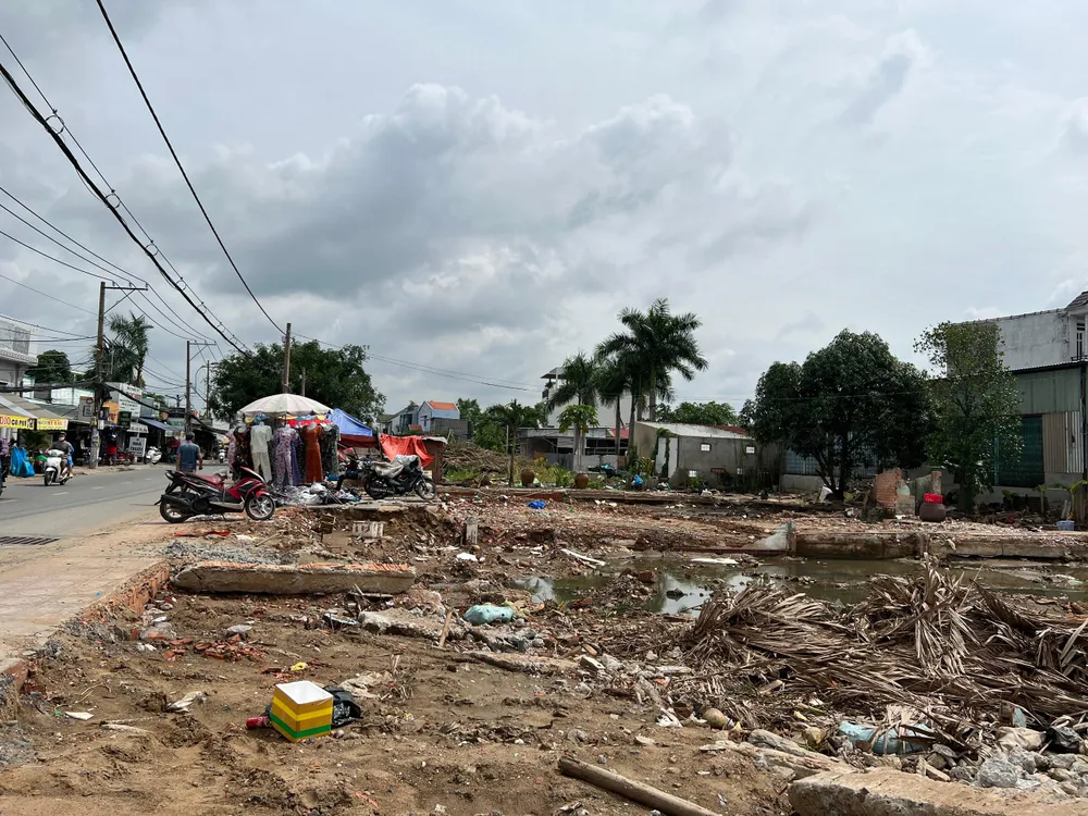 Khó khăn về mặt bằng ở hai đầu cầu Long Kiểng đã được giải quyết. Ảnh: ĐT.