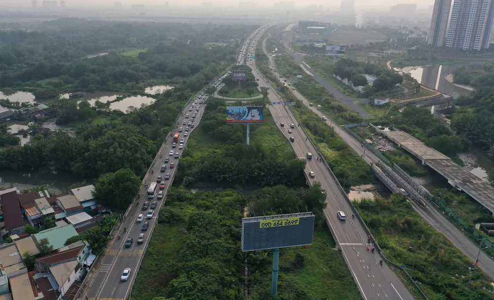 TP.HCM cần hơn 1.100 tỉ đồng cho 3,7 km cao tốc TP.HCM - Long Thành - Dầu Giây. Ảnh: ĐT.