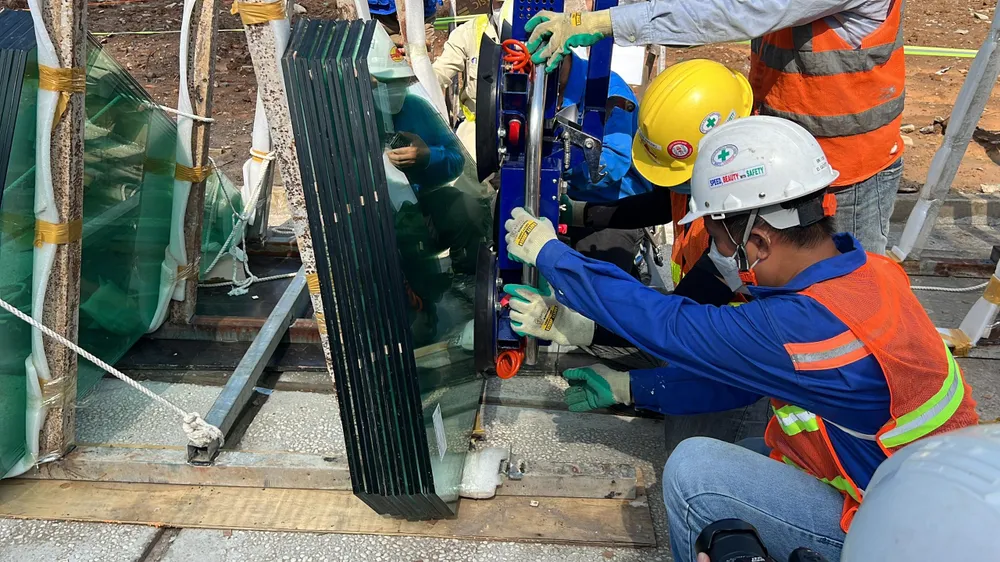 Lộ diện giếng trời 'khổng lồ' tại ga Bến Thành, tuyến metro số 1 ảnh 8 Lộ diện giếng trời 'khổng lồ' tại ga Bến Thành, tuyến metro số 1 ảnh 8
