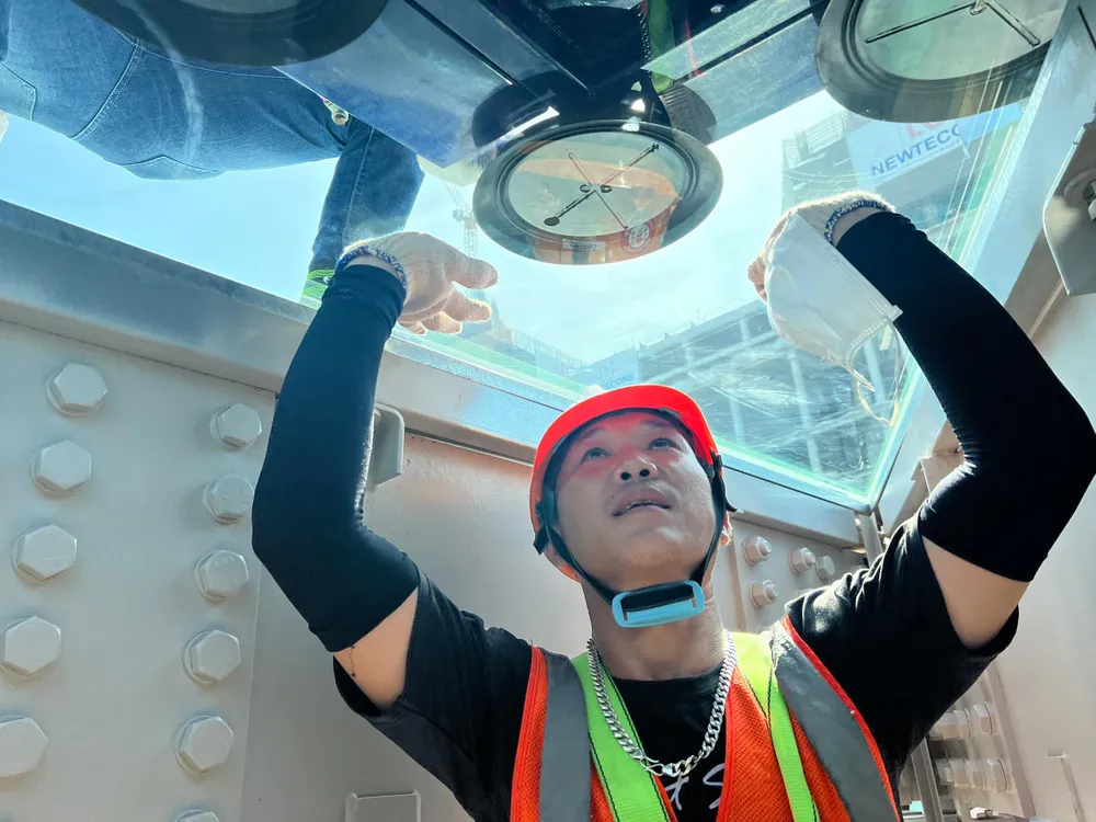 Lộ diện giếng trời 'khổng lồ' tại ga Bến Thành, tuyến metro số 1 ảnh 13 Lộ diện giếng trời 'khổng lồ' tại ga Bến Thành, tuyến metro số 1 ảnh 13