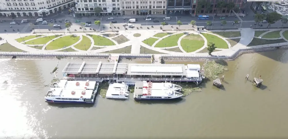 Tàu cao tốc TP.HCM - Vũng Tàu tạm khai thác tại vị trí cũ hiện nay, dù sắp hết hạn.