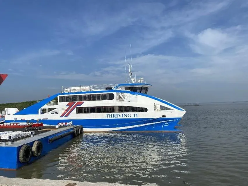 Phà biển Cần Giờ - Vũng Tàu tăng thời gian hoạt động, tối đa 30 phút/chuyến. Ảnh: ĐÀO TRANG Phà biển Cần Giờ - Vũng Tàu tăng thời gian hoạt động, tối đa 30 phút/chuyến. Ảnh: ĐÀO TRANG