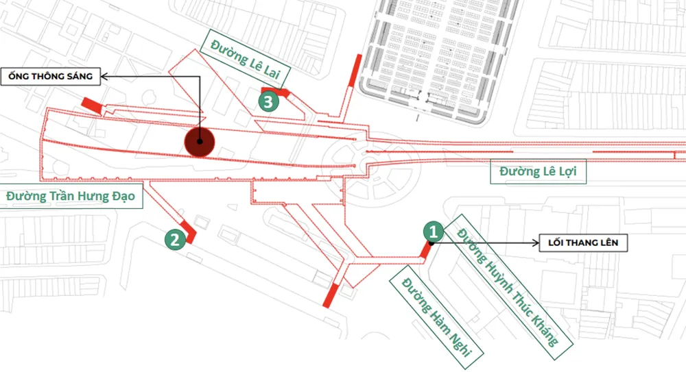Một số vị trí gần tuyến metro số 1 sắp có xe đạp công cộng.