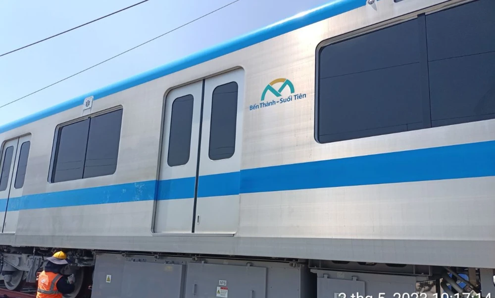 Hiện nay, tàu metro số 1 đã được trả về nguyên hiện trạng ban đầu. Ảnh: MAUR