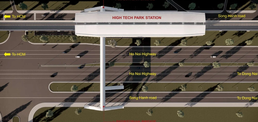 Đối với một số ga khác đang được đào thăm dò hạ tầng ngầm. Ga Tân Cảng đang thi công móng cọc, ga Rạch Chiếc đang chuẩn bị chuyển máy móc đến thi công. Ảnh: MAUR