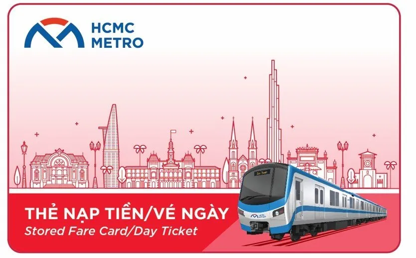 Thẻ vé của tuyến metro số 1 có tính bảo mật cao. Ảnh: MAUR
