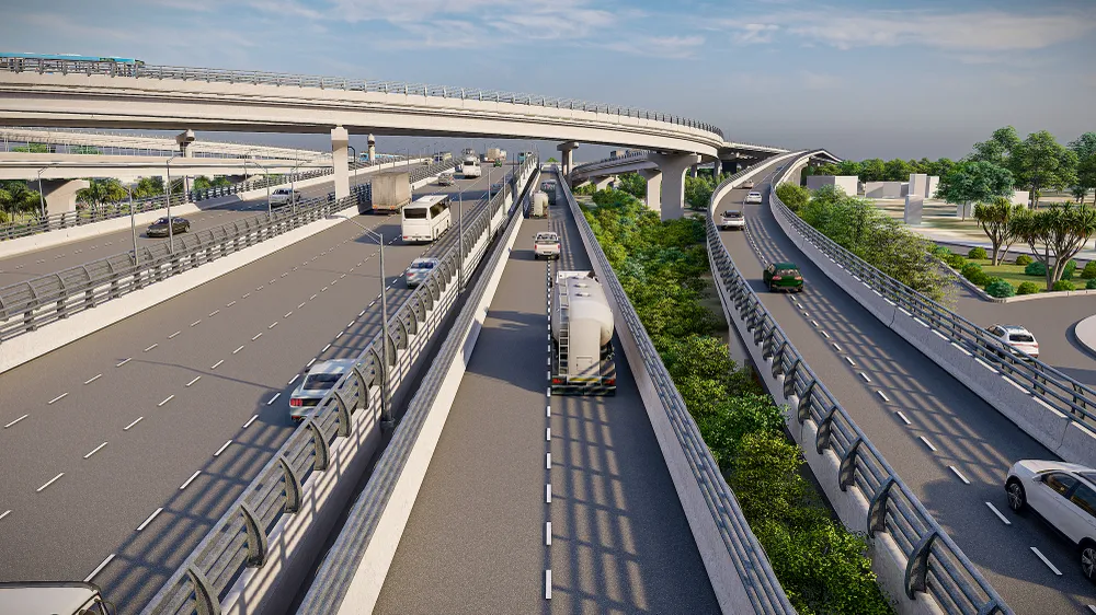 Hiện TP.HCM và tỉnh Bình Dương đã tiến hành khởi công dự án vành đai 3 TP.HCM. Ảnh: Ban Giao thông cung cấp Hiện TP.HCM và tỉnh Bình Dương đã tiến hành khởi công dự án vành đai 3 TP.HCM. Ảnh: Ban Giao thông cung cấp