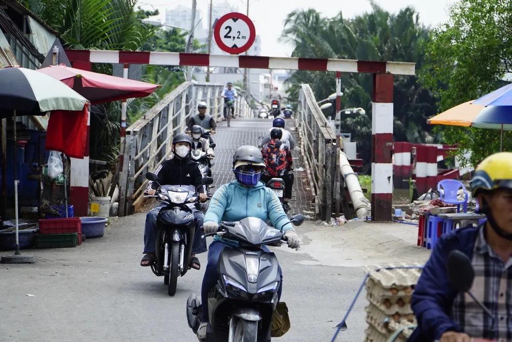 Dự án cầu Rạch Đỉa được chính thức khởi công, khơi thông hạ tầng kết nối quận 7 và Nhà Bè với trung tâm TP.HCM, Long An. Ảnh: ĐÀO TRANG