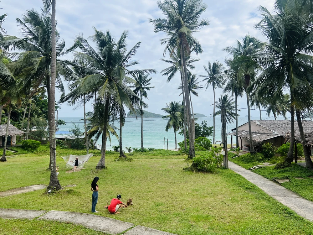 View từ resort hướng ra biển. Ảnh: ĐÀO TRANG