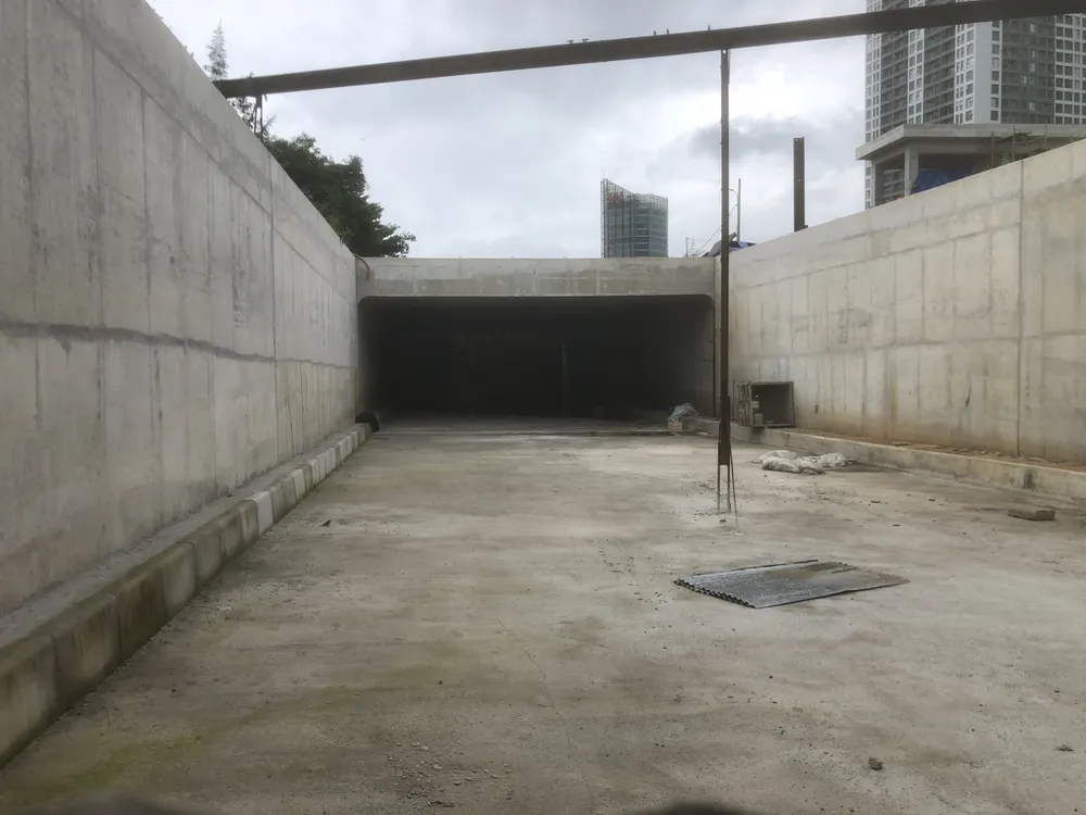Nhánh hầm chui HC2 đang dần hoàn thiện.