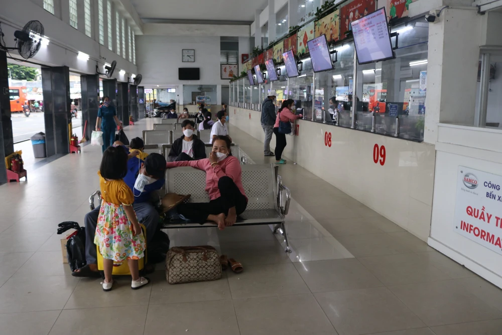 Dự kiến ngày 1-9, lượng khách qua Bến xe Miền Tây sẽ đạt đỉnh.