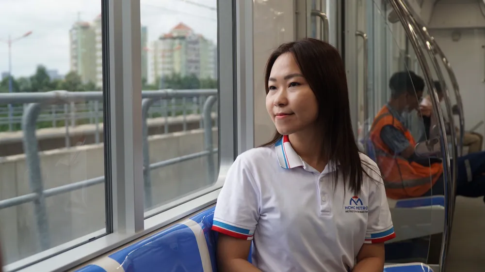 Một trong những học viên được cử đi đào tạo tại Nhật Bản. Ảnh: Nguyễn Tiến metro-so-1