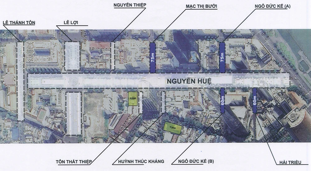 Khu vực UBND quận 1 đề xuất tổ chức giữ xe dưới lòng đường. bai-dau-xe