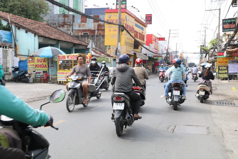 Hiện trạng đường Vĩnh Lộc, huyện Bình Chánh sắp được đầu tư hơn 4 nghìn tỉ để mở rộng