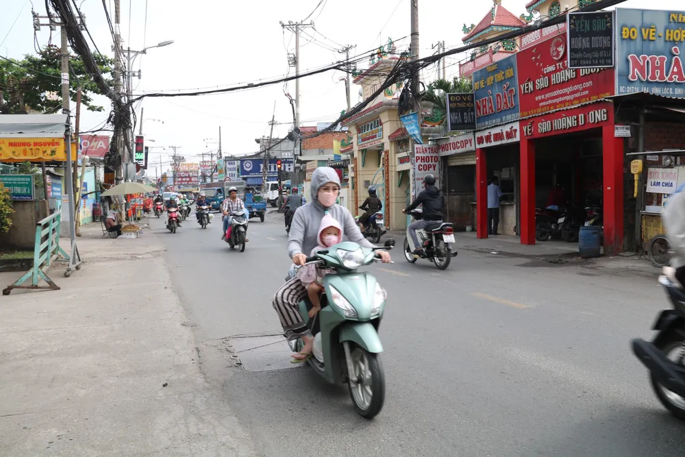 Hiện trạng đường Vĩnh Lộc, huyện Bình Chánh sắp được đầu tư hơn 4 nghìn tỉ để mở rộng