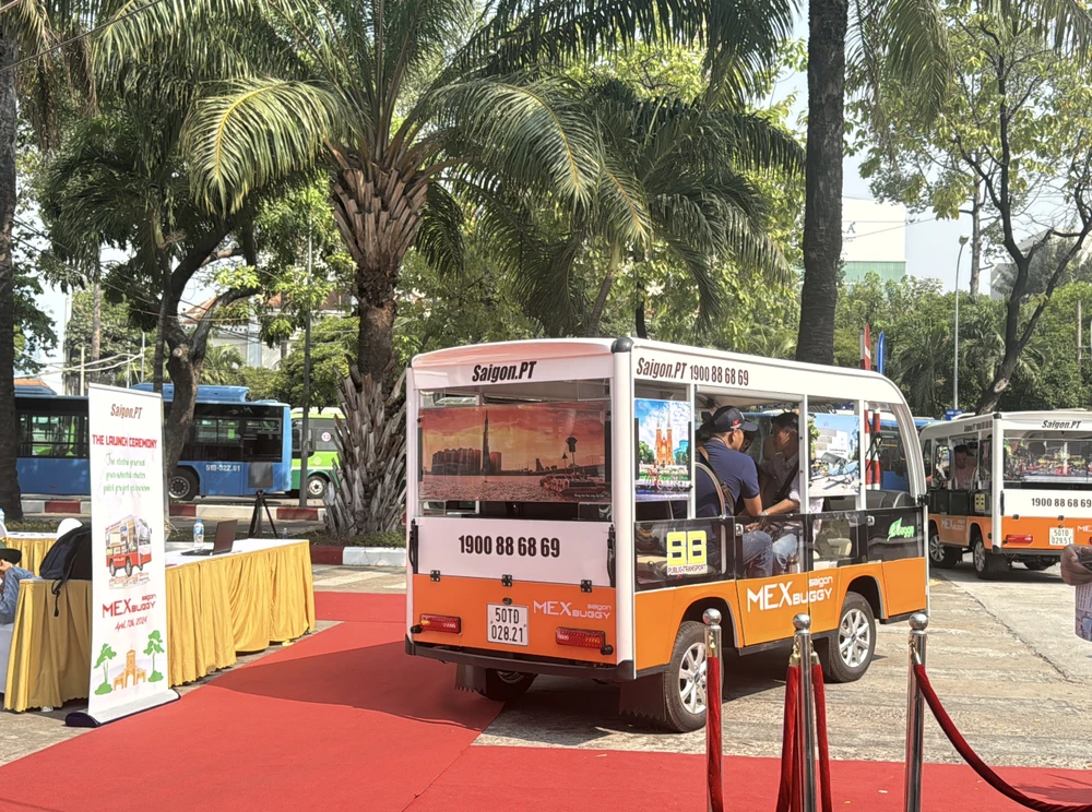 xe điện cho du khách trải nghiệm