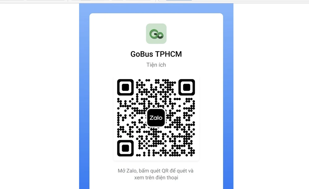 Quét mã QR để truy cập Mini App Go!Bus TP.HCM trên Zalo. go!bus.png