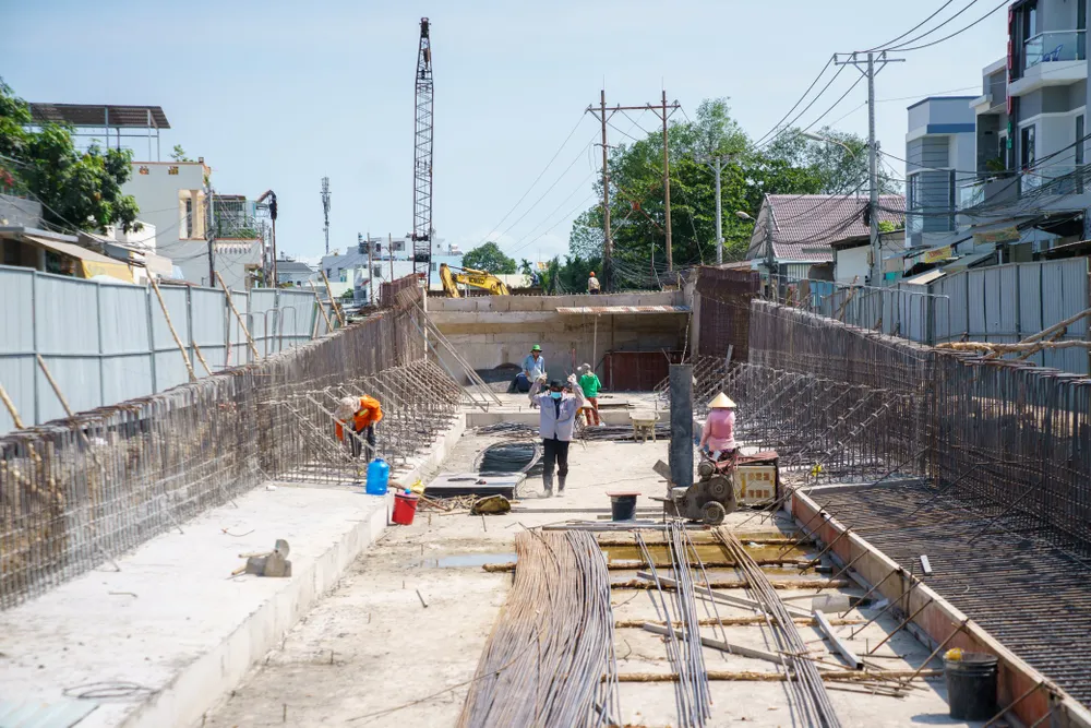 cầu Rạch Đỉa, huyện Nhà Bè sắp về đích