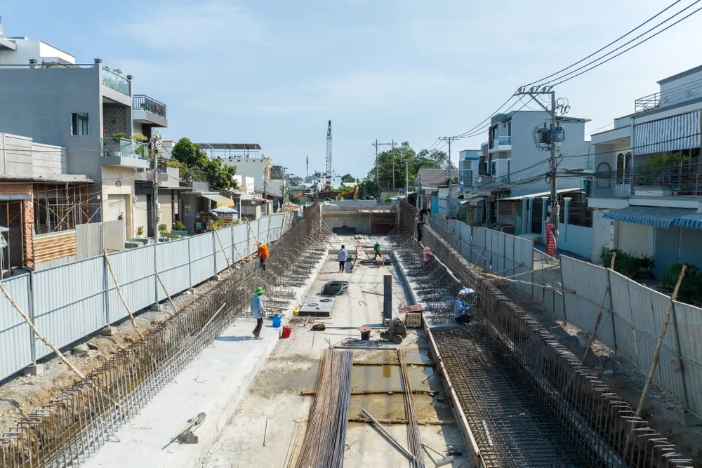 cầu Rạch Đỉa, huyện Nhà Bè sắp về đích