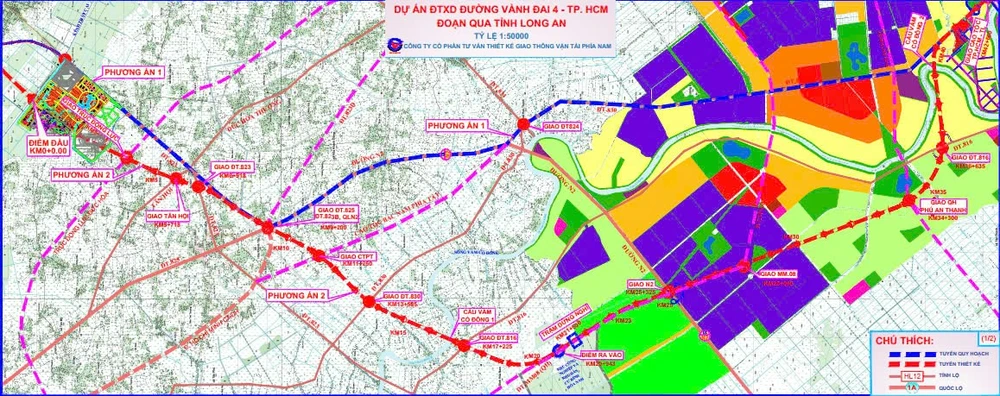 Dự kiến dự án vành đai 4 sẽ được trình Quốc hội quyết định chủ trương đầu tư trong kỳ họp tháng 10-2024. Ảnh: Sở GTVT TP cung cấp
