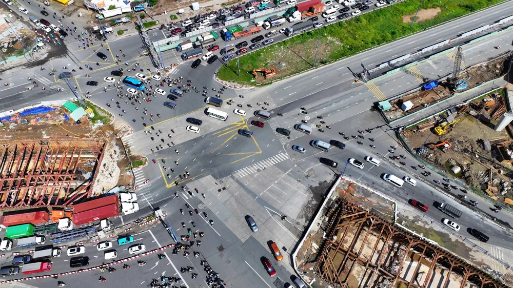 Hiện chủ đầu tư đang bám sát tiến độ dự án xây dựng nút giao An Phú