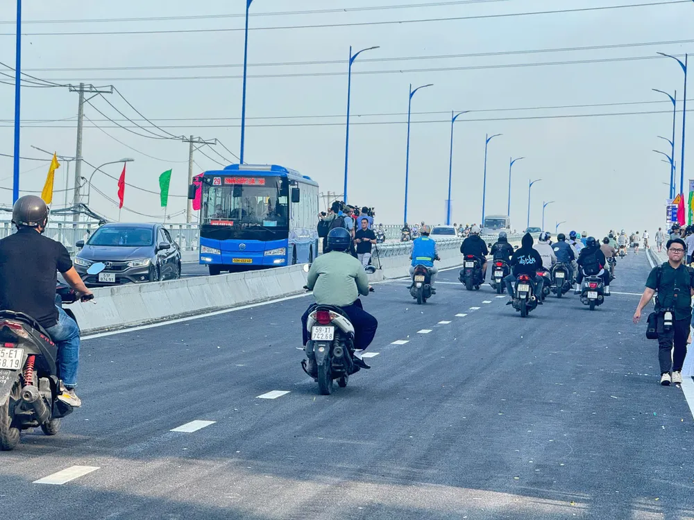 Chính thức thông xe dự án cầu Nam Lý, TP Thủ Đức thay thế đập Rạch Chiếc