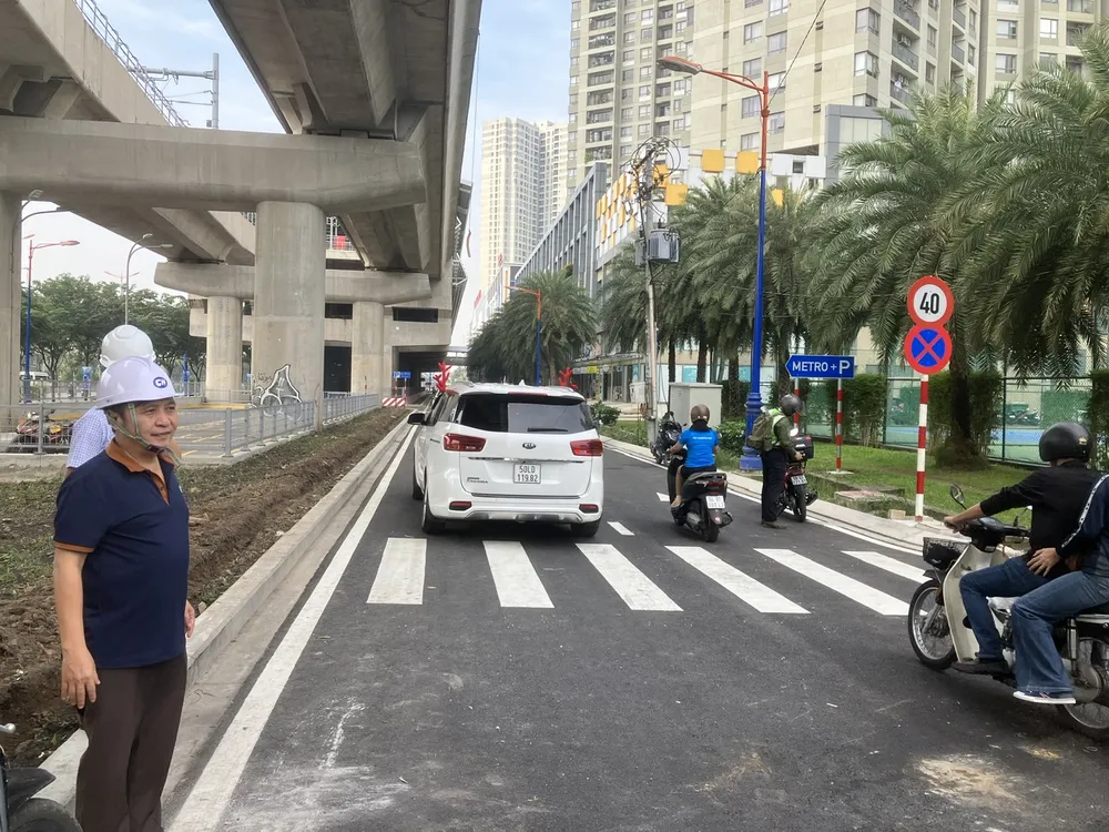 Khai thác đường song hành trái Võ Nguyên Giáp, TP Thủ Đức