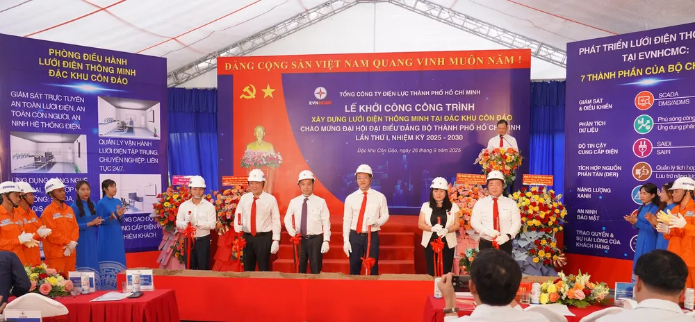 Khởi công xây dựng lưới điện thông minh tại Đặc khu Côn Đảo