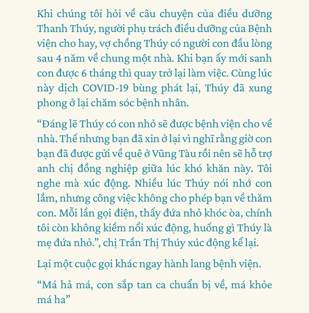 Chuyện Khu điều trị COVID-19: ‘Con ở nhà ngoan, ba mẹ đi bắt ‘con COVID’ rồi về ảnh 4