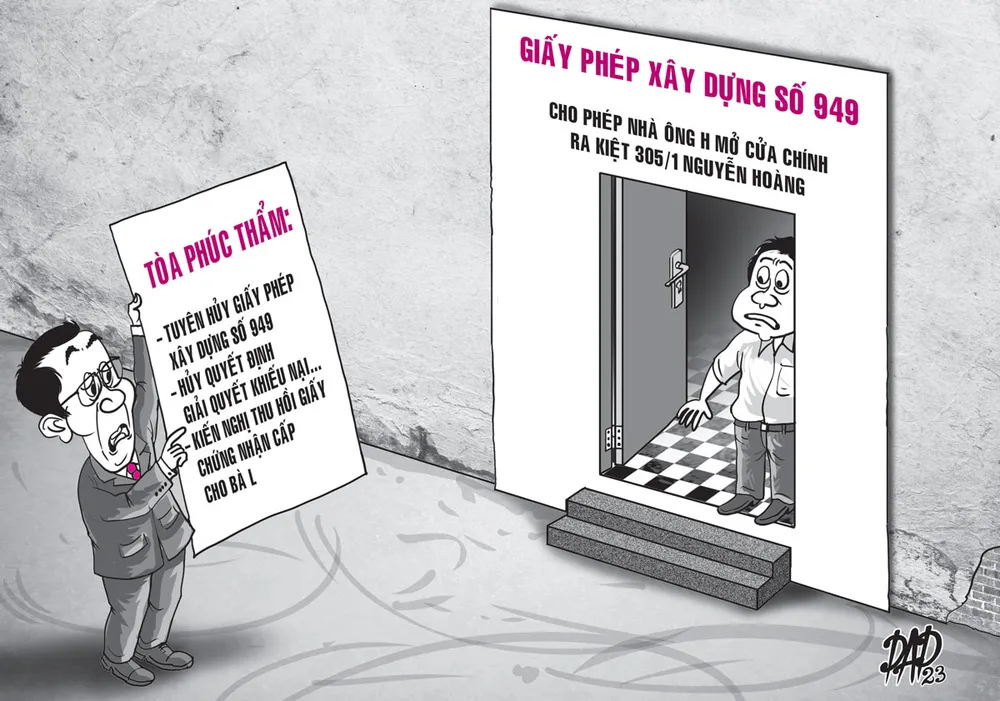 Ủy ban thua kiện vì cấp phép xây dựng không đúng nguồn gốc ban đầu Ủy ban thua kiện vì cấp phép xây dựng không đúng nguồn gốc ban đầu