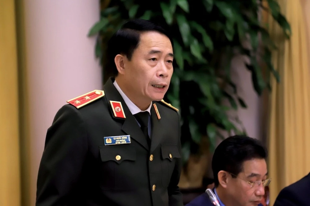 Thứ trưởng Bộ Công an Lê Quốc Hùng. căn cước công dân