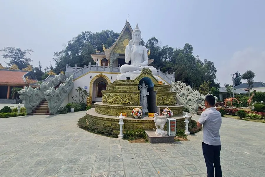 Cận cảnh ngôi chùa có kiến trúc độc đáo ở Thanh Hóa ảnh 4