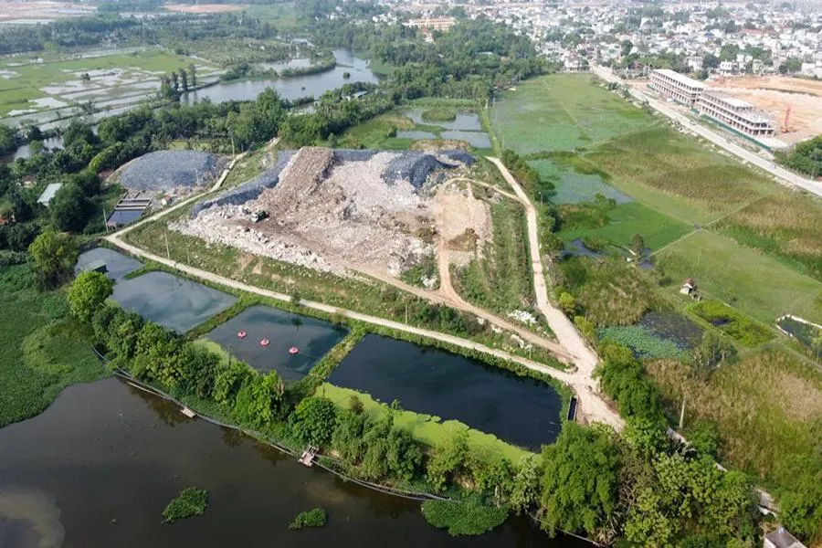 Việc di chuyển bãi rác này sẽ góp thúc đẩy phát triển dịch vụ du lịch, kinh tế - xã hội, xây dựng Sầm Sơn trở thành TP xanh, sạch, đẹp, hướng đến văn minh, hiện đại. Ảnh: ĐẶNG TRUNG