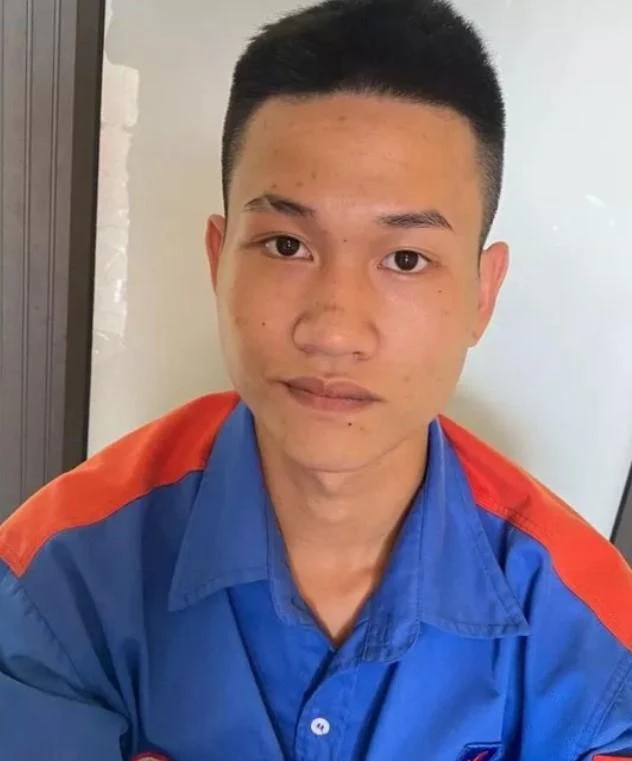 Nghi phạm Lê Văn Hoàng bị Công an tỉnh Thanh Hóa bắt giữ. Ảnh: CTV