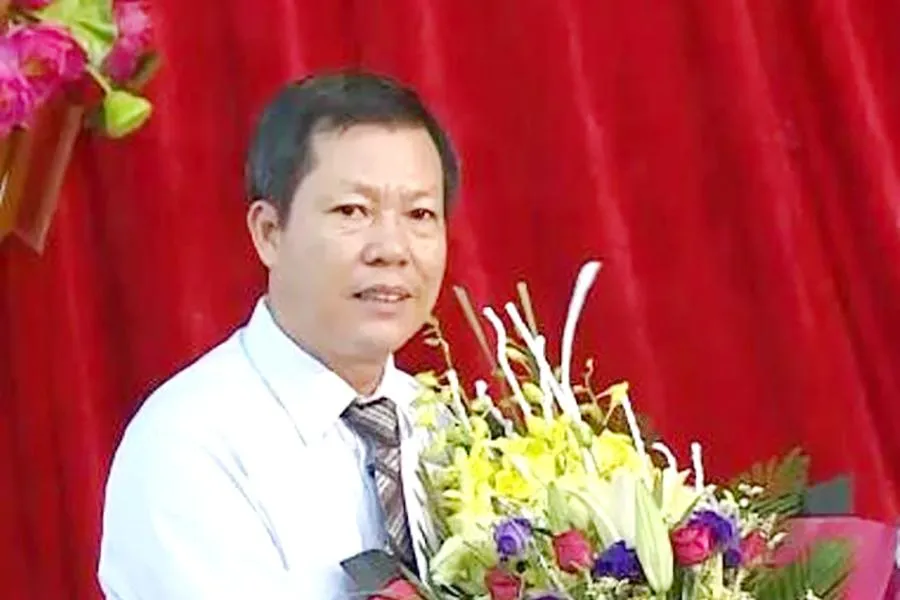 Ông Nguyễn Bá Hùng (SN 1966), nguyên Phó Giám đốc Sở Tài chính (thời điểm có hành vi sai phạm) hiện là Bí thư Huyện uỷ, Chủ tịch HĐND huyện Như Xuân, bị Công an tỉnh Thanh Hóa bắt giam. Ảnh: CTV