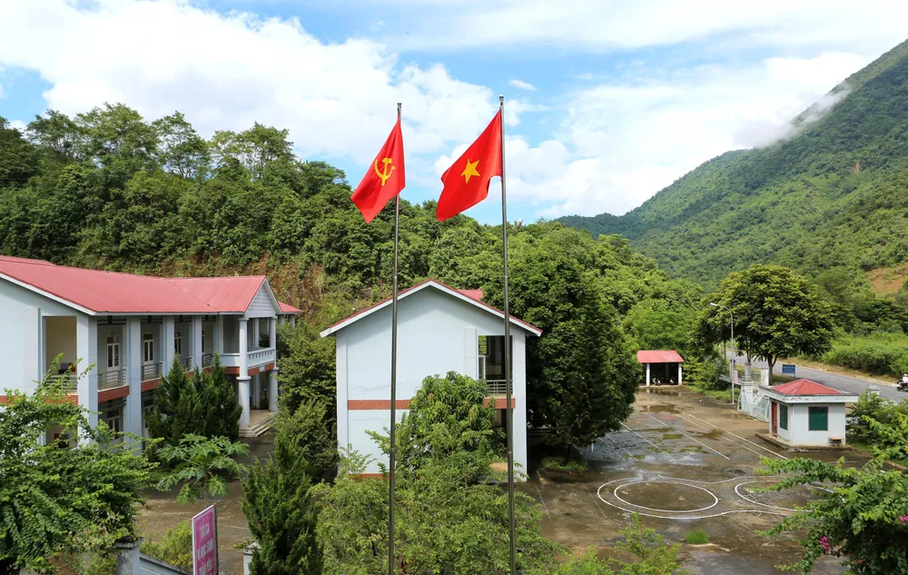 Trung tâm Giáo dục nghề nghiệp - giáo dục thường xuyên Mường Lát. Ảnh: ĐẶNG TRUNG