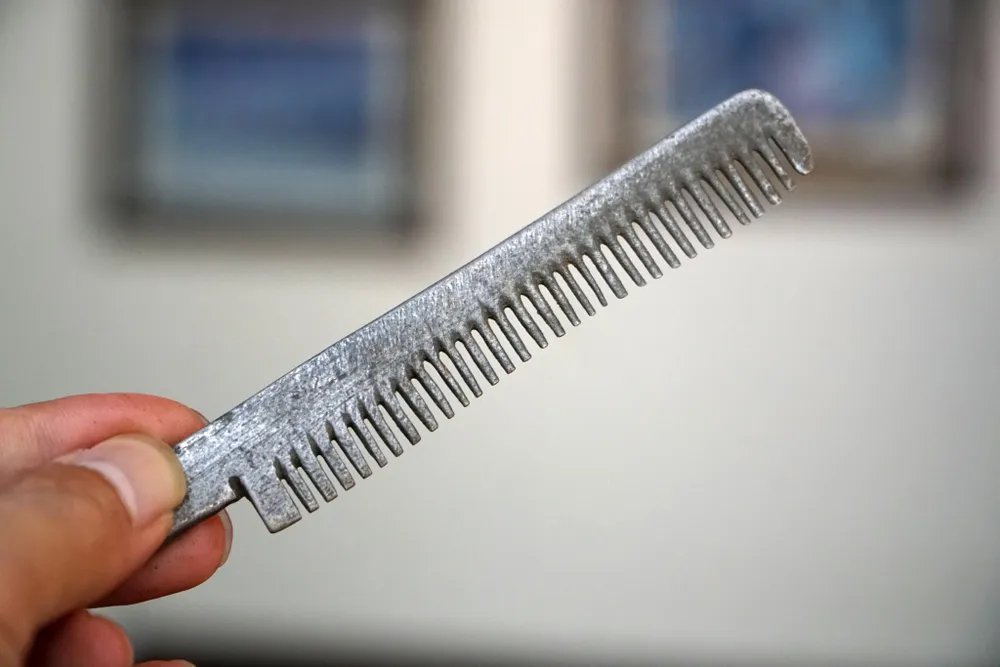 Lược chải tóc những năm 40 của thế kỷ trước. Ảnh: ĐẶNG TRUNG