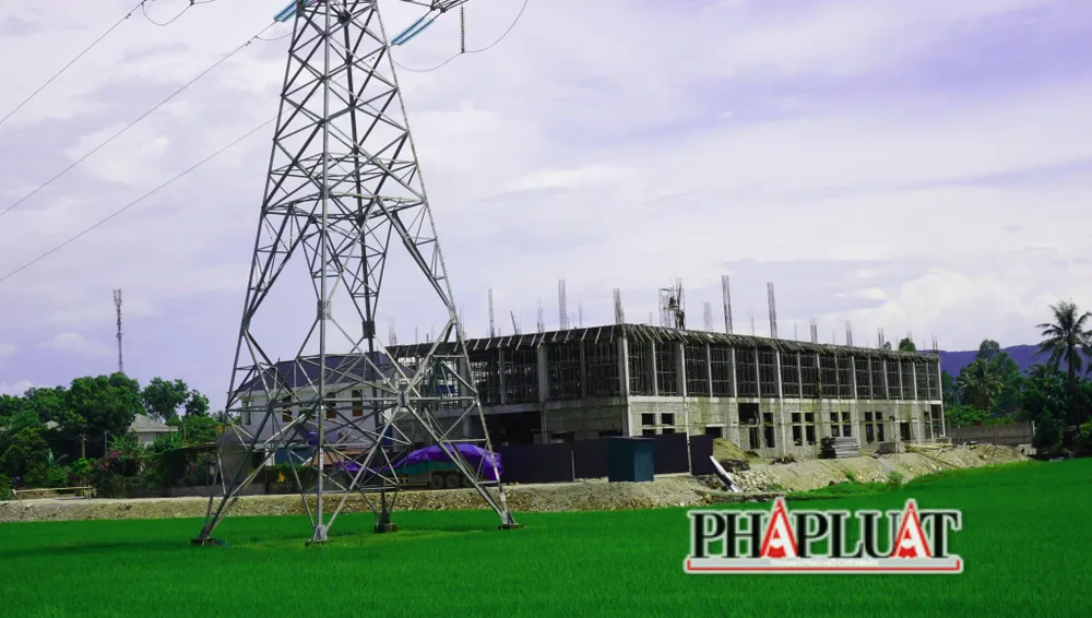 Cần làm rõ nội dung liên quan đến một doanh nghiệp xây dựng nhà máy may khi chưa được cấp có thẩm quyền cho phép ở xã Tân Phúc, huyện Nông Cống. Ảnh: ĐẶNG TRUNG