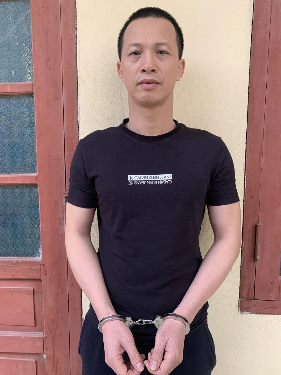 Bùi Quốc Đạt bị Công an Thanh Hóa bắt giữ. Ảnh: CA