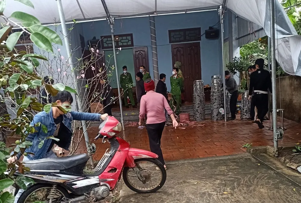 Ngôi nhà nơi xảy ra vụ án mạng nghiêm trọng, khiến hai vợ chồng bị thương vong. Ảnh: CTV