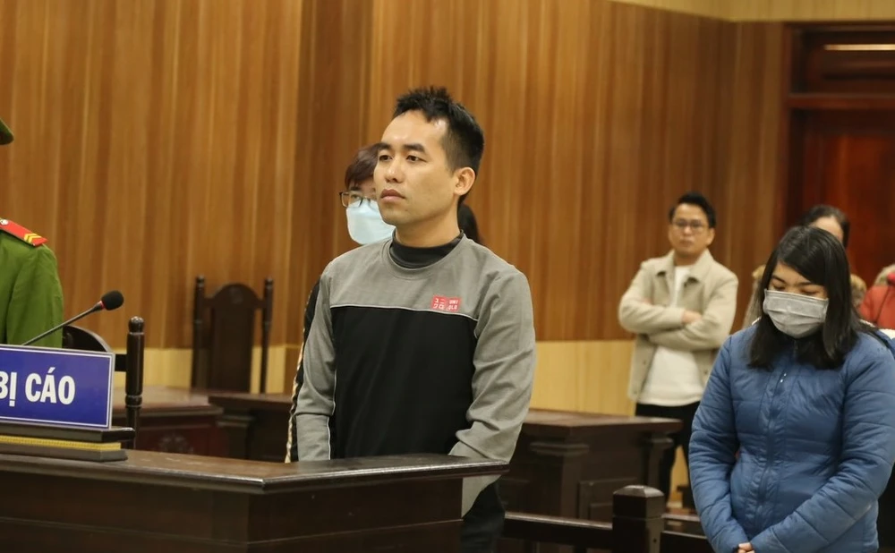 Bị cáo Nguyễn Lê Giang tại phiên tòa xét xử sơ thẩm. Ảnh: ĐT Bị cáo Nguyễn Lê Giang tại phiên tòa xét xử sơ thẩm. Ảnh: ĐT