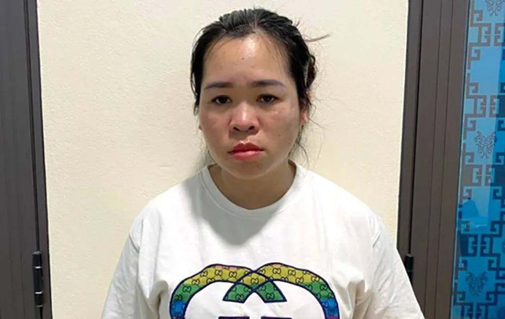 Hoàng Thị Hợp cầm đầu đường dây đánh bạc bị công an bắt giữ. Ảnh: CA Hoàng Thị Hợp cầm đầu đường dây đánh bạc bị công an bắt giữ. Ảnh: CA