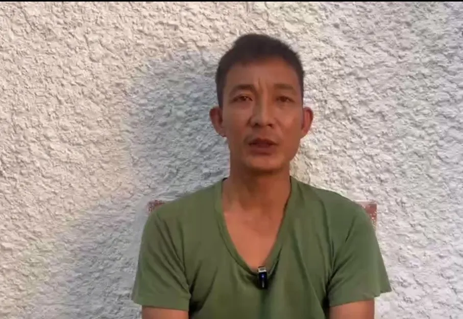 Tài xế Đỗ Hữu Tâm (42 tuổi), ngụ ở xã Xuân Lập, huyện Thọ Xuân bị khởi tố, bắt giam về hành vi chống người thi hành công vụ. Ảnh: CATH