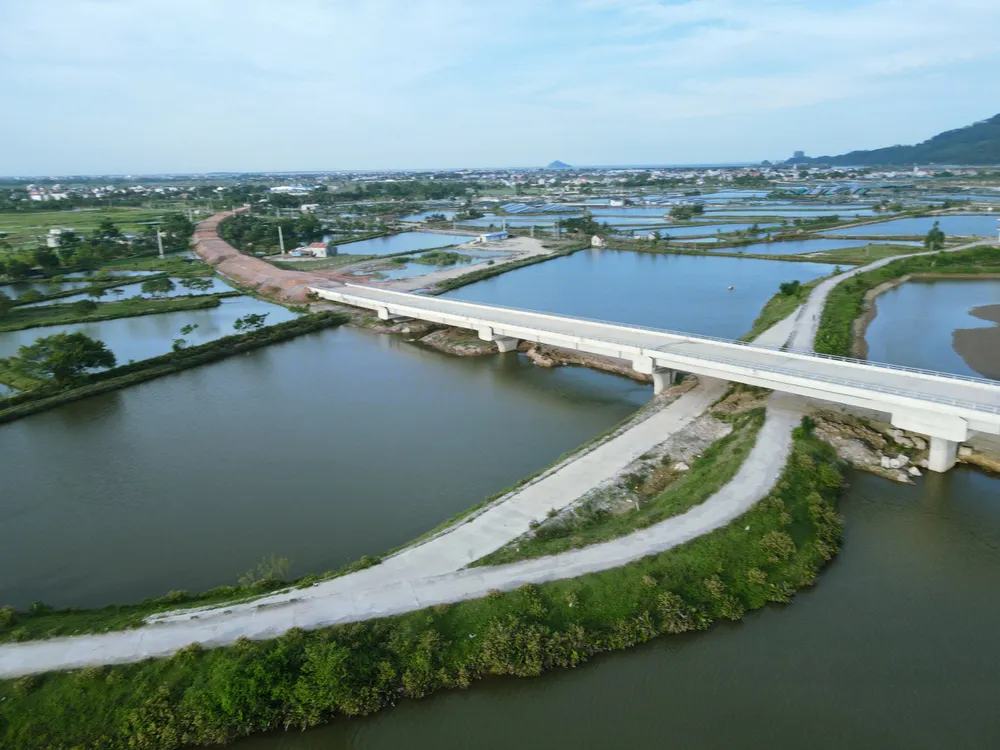 Hình hài cầu Lạch Trường vượt cạn dài nhất ở Thanh Hóa -.jpg